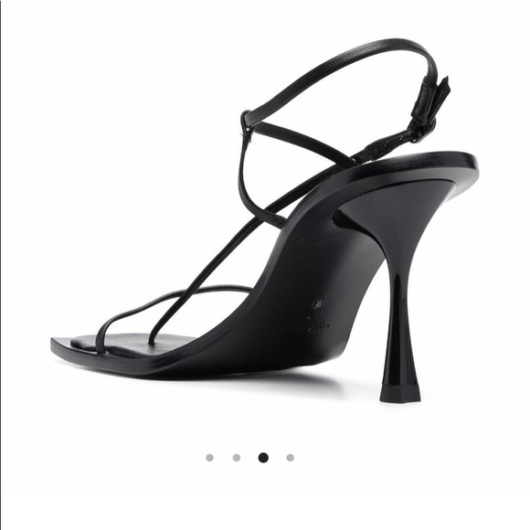 Studio Amelia Filament 90inch heel sandal - Black leather - Picture 2 of 4